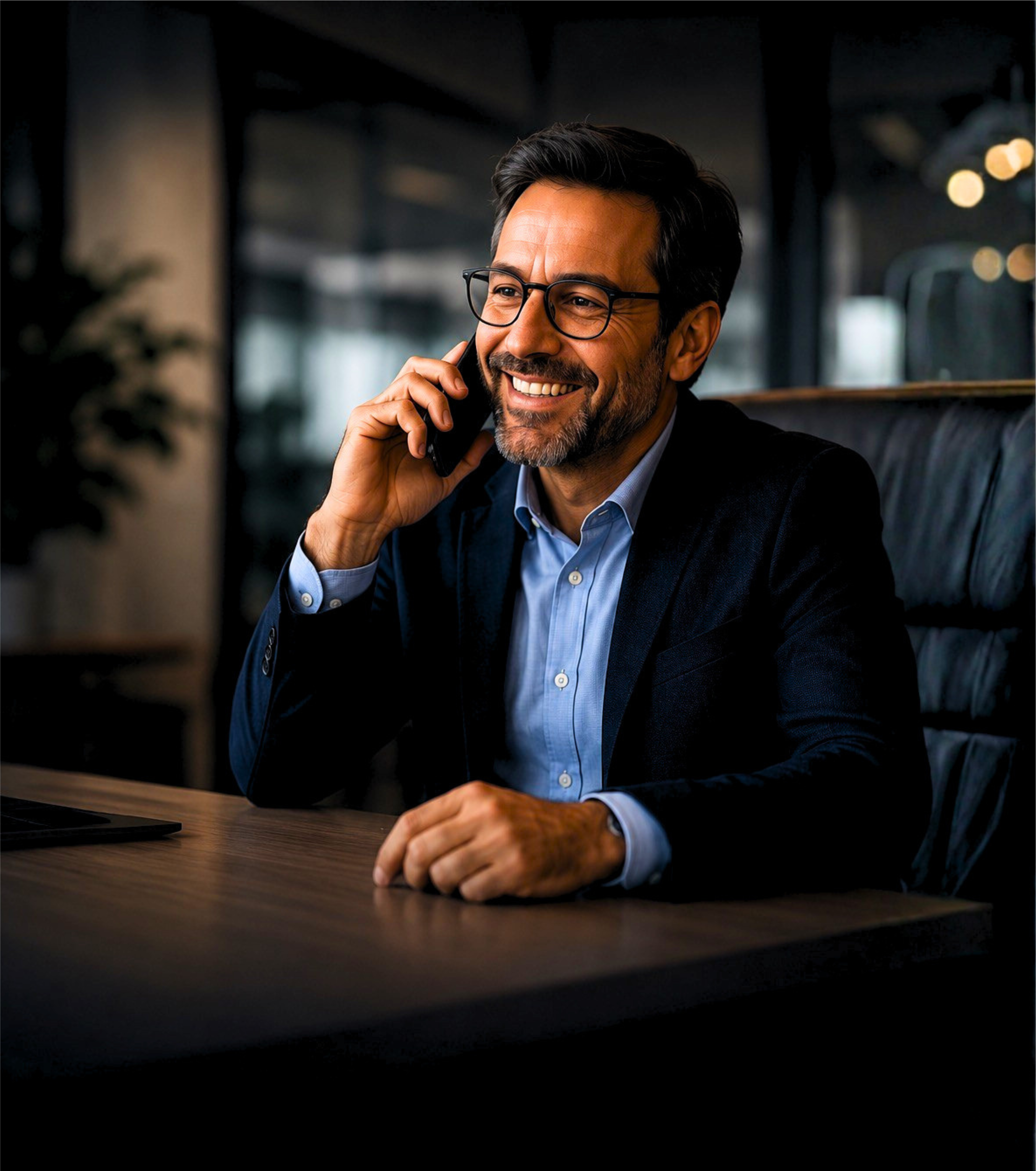 High-intent consumer connecting directly with a licensed professional by phone